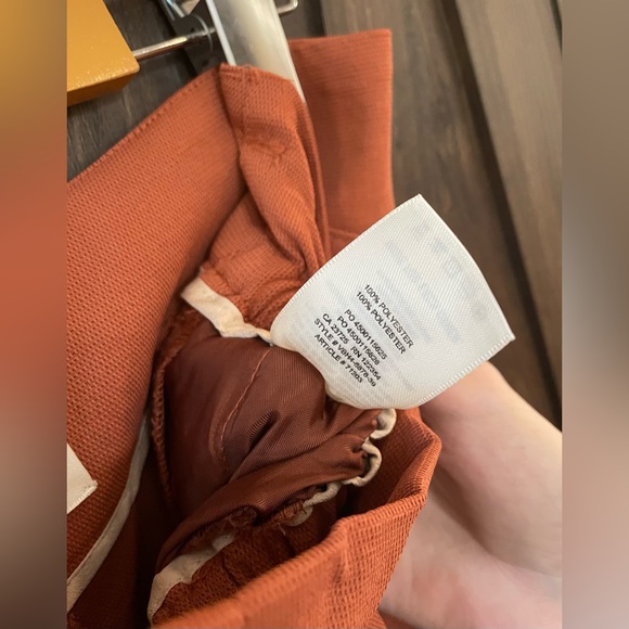 Wilfred Aritzia Terracotta Paperbag Pants - Picture 9 of 9